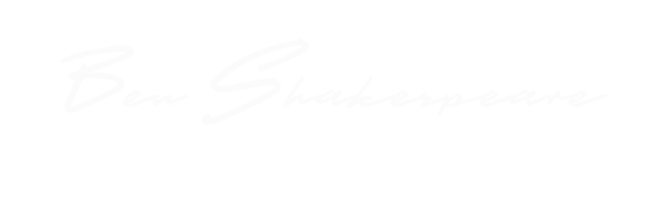 Ben Shakespeare Photography White Logo